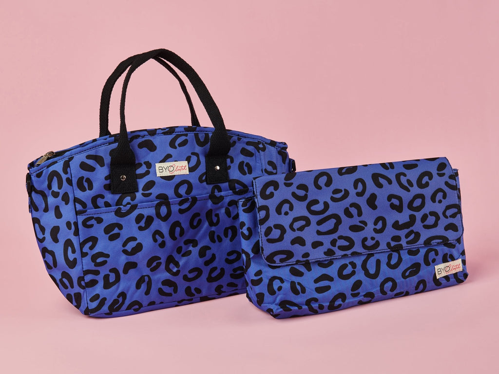 Long Lunch - Blue Leopard - BYO Clutch